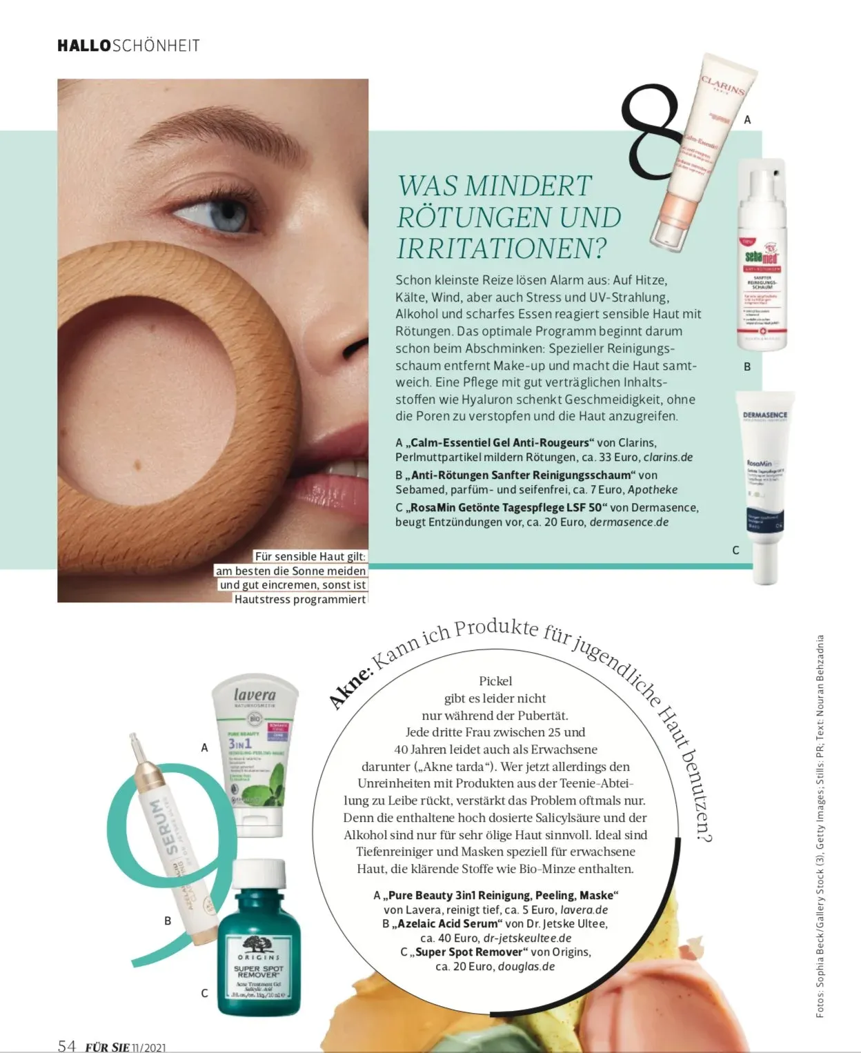 Für Sie — Rötungen